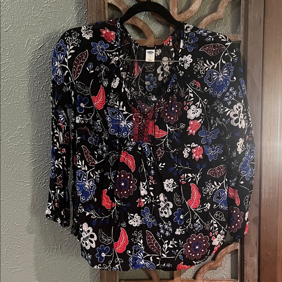 Floral style boho blouse - Picture 1 of 3